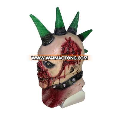 Billy Punk Zombie Adult Latex Rocker Mask Walker Walking Dead Horror Halloween