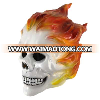 Adult Size Full Overhead Latex Skull Ghost Rider Mask